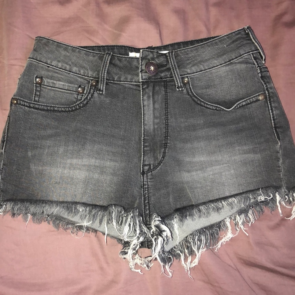 High Waisted Jean Shorts